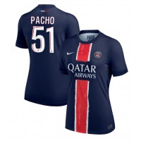 Dres Paris Saint-Germain Willian Pacho #51 Domaci za Žensko 2024-25 Kratak Rukav